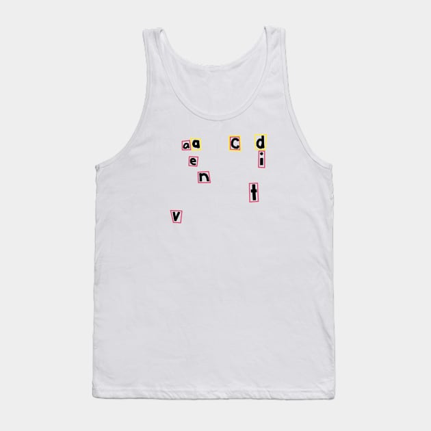 Vaccinated Typography Tank Top by ellenhenryart